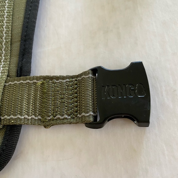 KONG MAX Olive Green Dog Harness  Size L  NWOT - Picture 4 of 6
